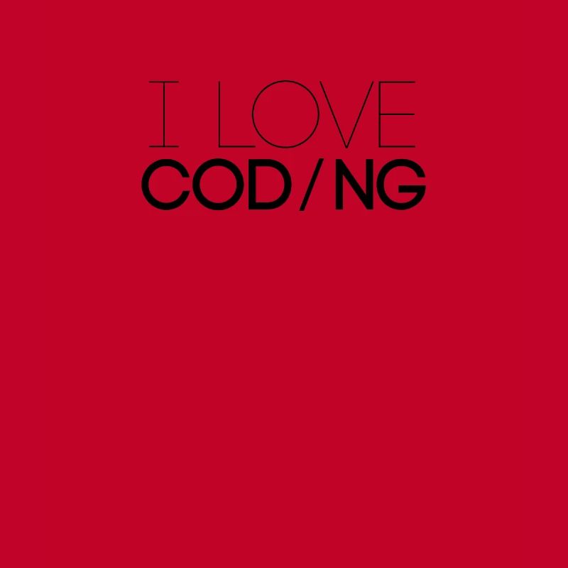 J'aime programmer la profession de code de programmeur