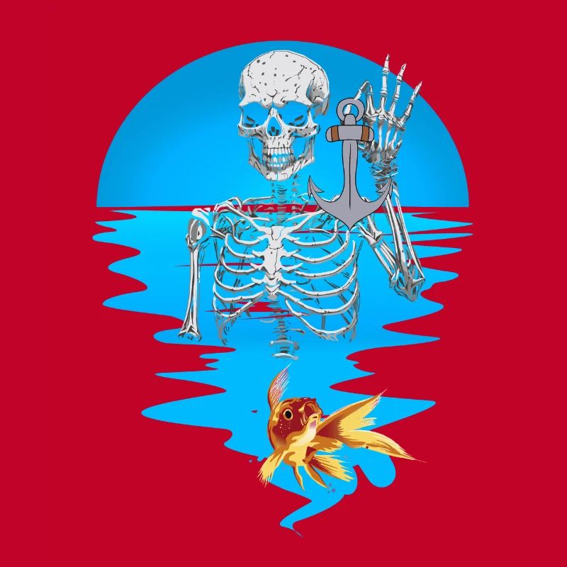 Anchor, Ghost, Horror, Sailor, Fish, Ghost, Water