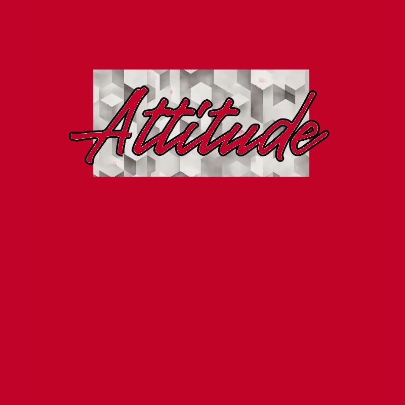 Attitude Geometric Logo Tee