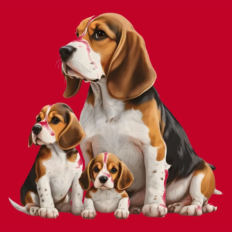 Beagle Familie