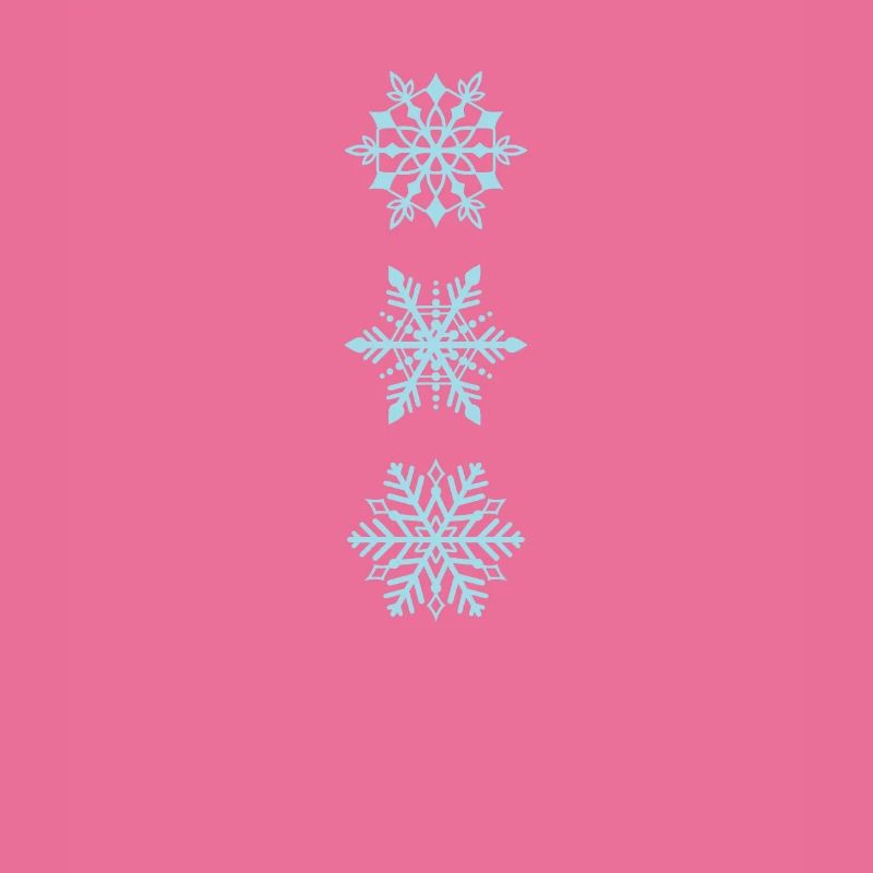 Flocons de neige de différents types Hiver