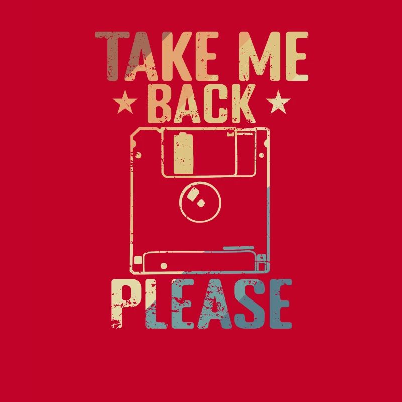 Take me back Please Floppy Disk Module de stockage rétro
