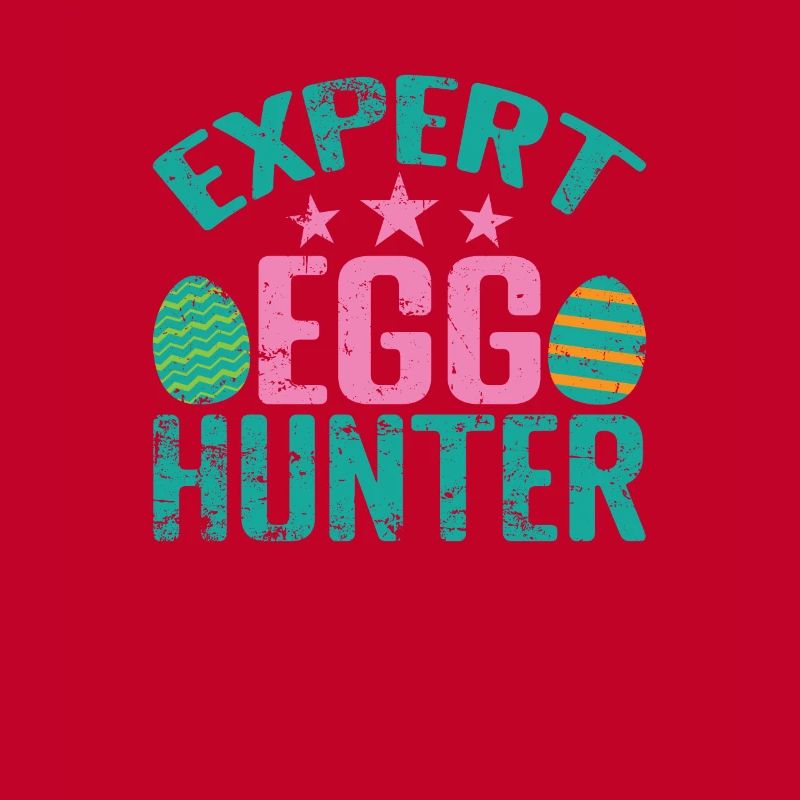 Expert Egg Hunter Easter Colorful Easter Eggs