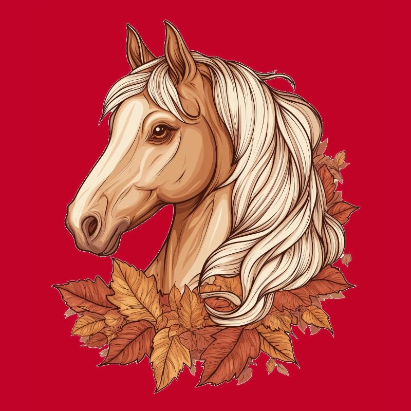 Cheval automne