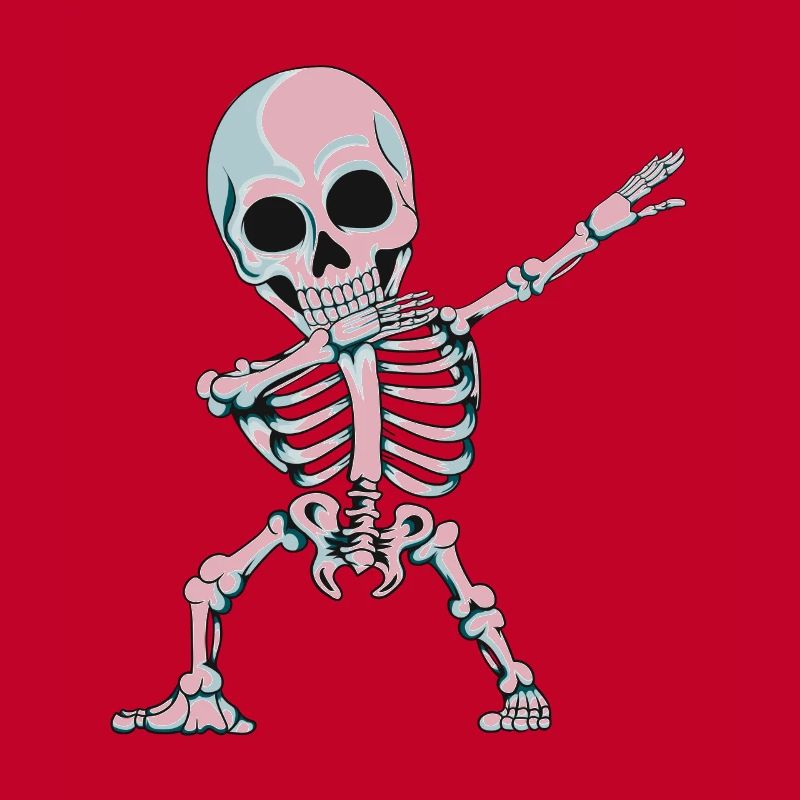 Dab Skeleton Horror Horror Outfit Skeleton Gift