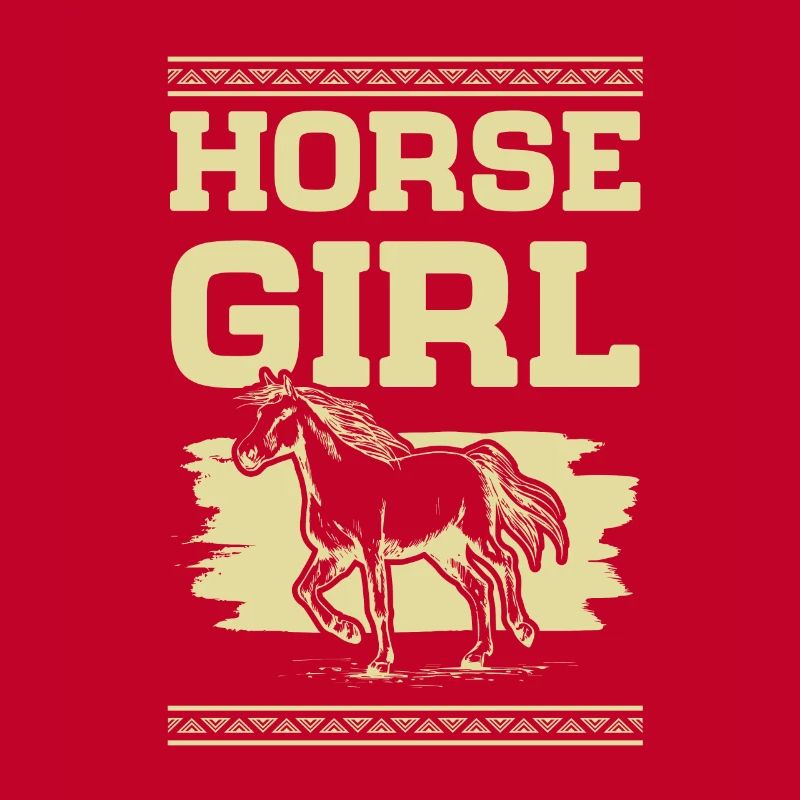 Fille à cheval