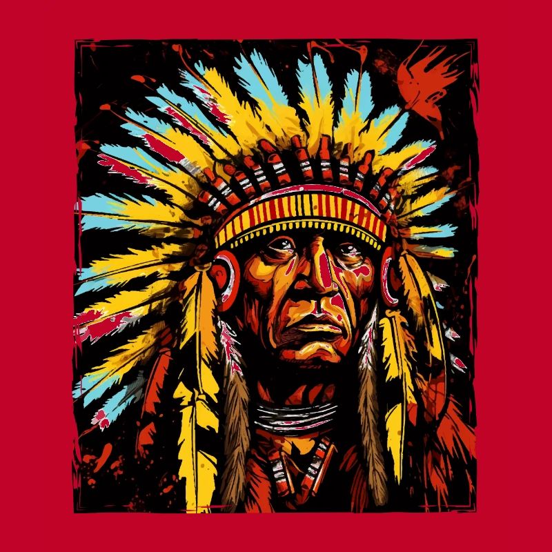 Apache Indianer Häuptling