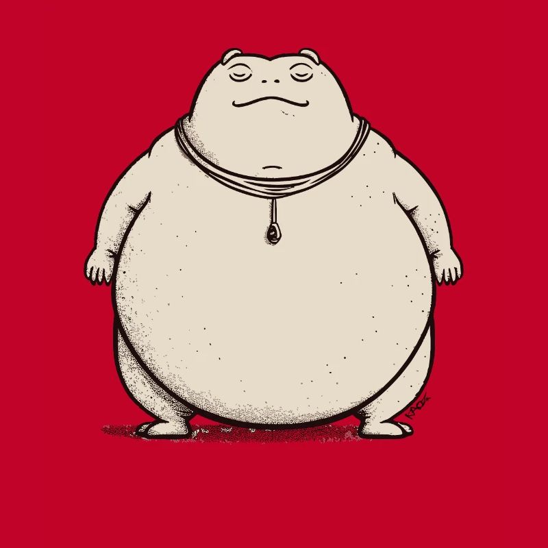 Big Thick Sumo Toad Frog, Sumo Wrestler