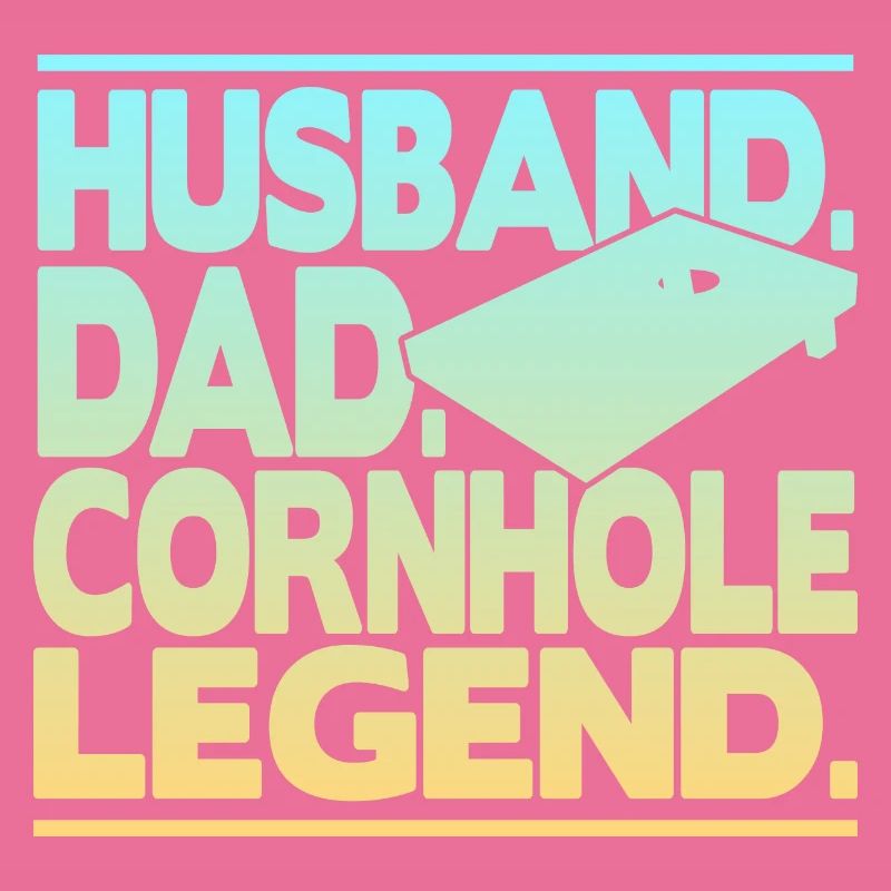 Husband Dad Cornhole Legend
