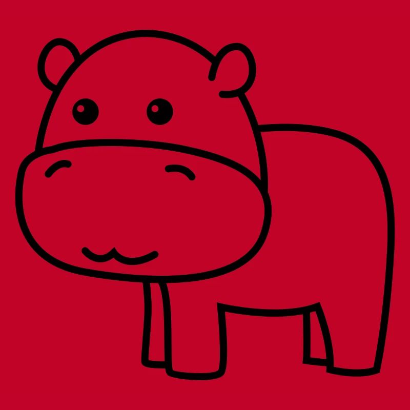 Hippo Comic Animal
