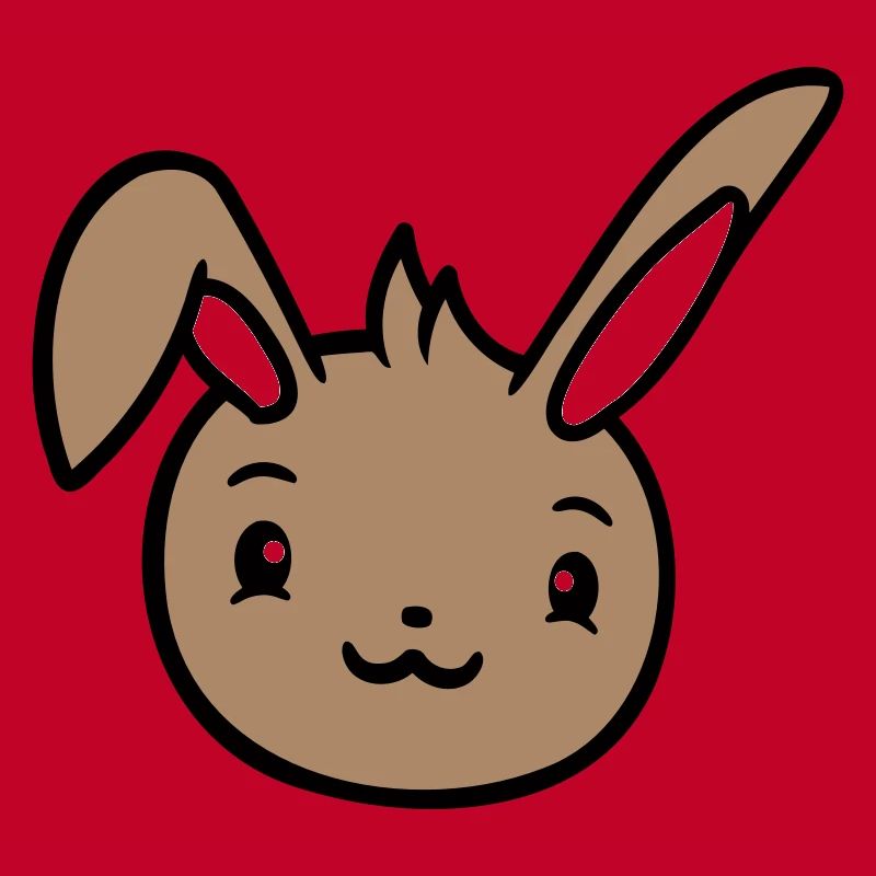 Rabbit Rabbit Looks Cute Happy Friendly