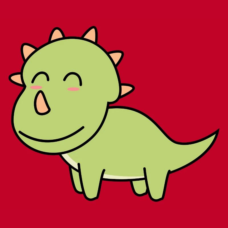 Dinosaur triceratops comic