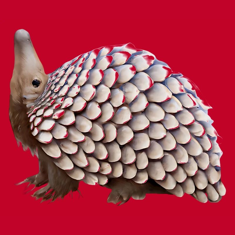 Conception de pangolin mignon