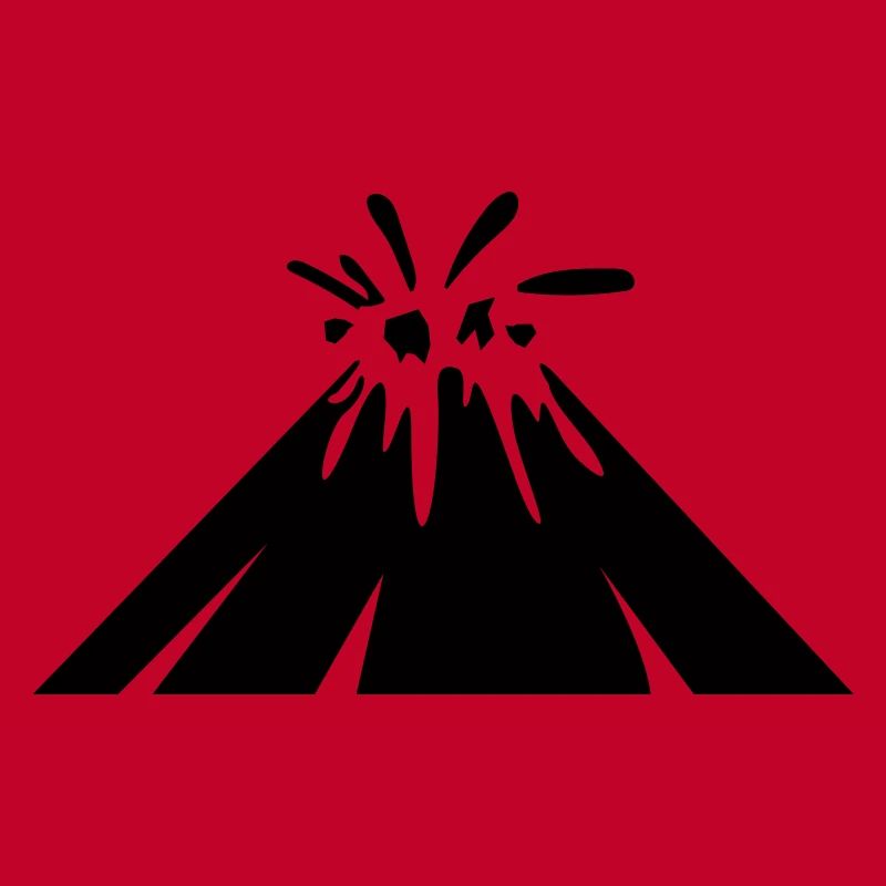Icône de volcan