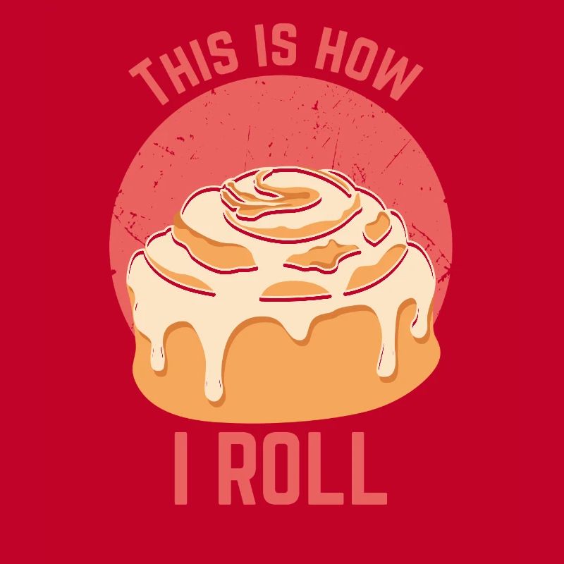Cinnamon Cinammon Roll design I Funny biscuits