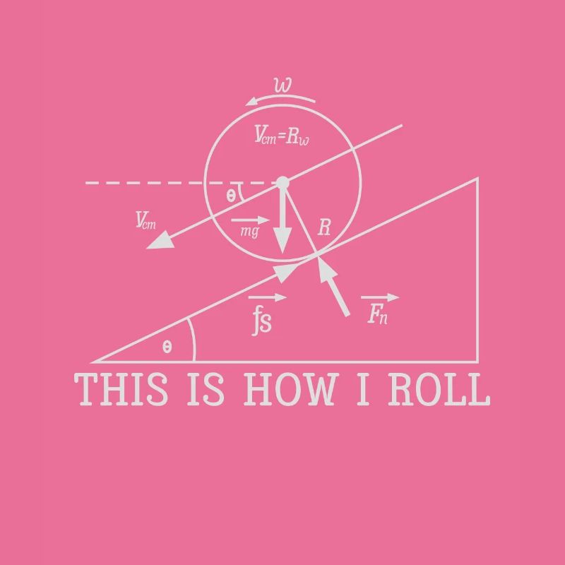 Cool Physic This is How I Roll Funny Science Gift