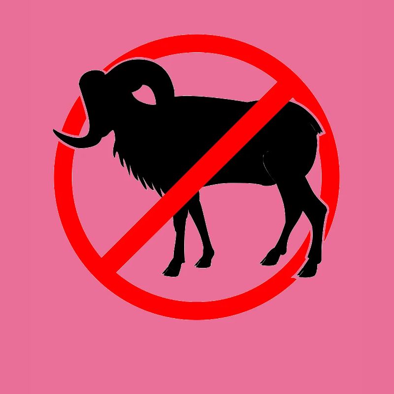 Ziegen oder Mufflons verboten - Ziege