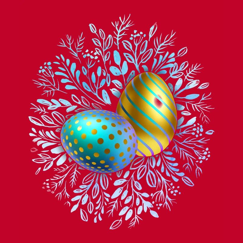 Joyeuses Pâques, Oeufs de Pâques, Oeuf de conception 3D