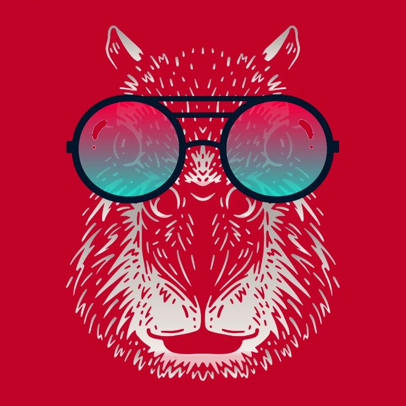 Cooles Capybara mit Sonnenbrille