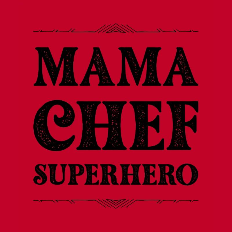 Mama Chef Superheld Mutter