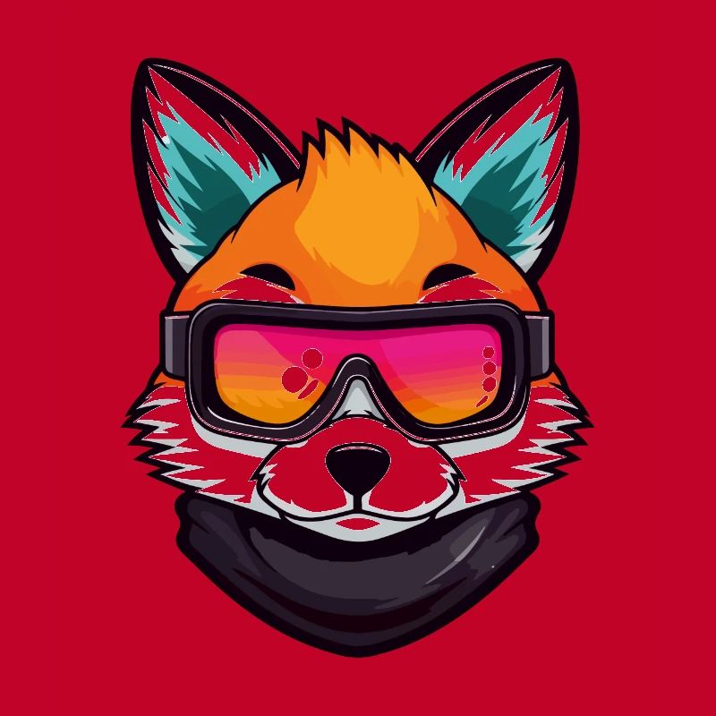 Fuchs Ski Brille Comic