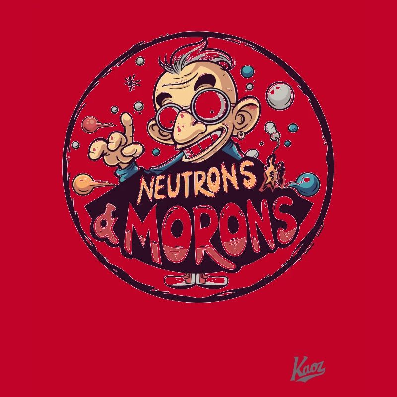 Nerd de la science folle Neutrons et ventouses