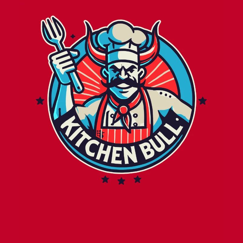 Der Koch ist ein Küchen-Bulle