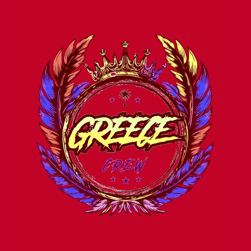 Grèce Crew Coloré