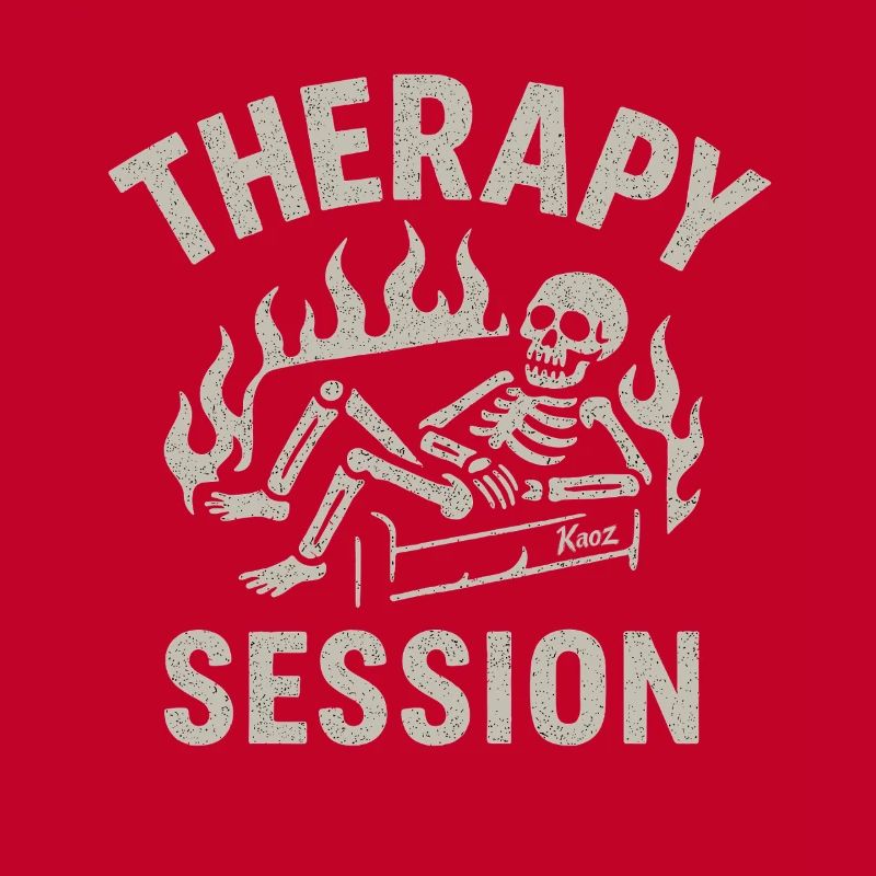 Therapy session skeleton – Everything burns anyway