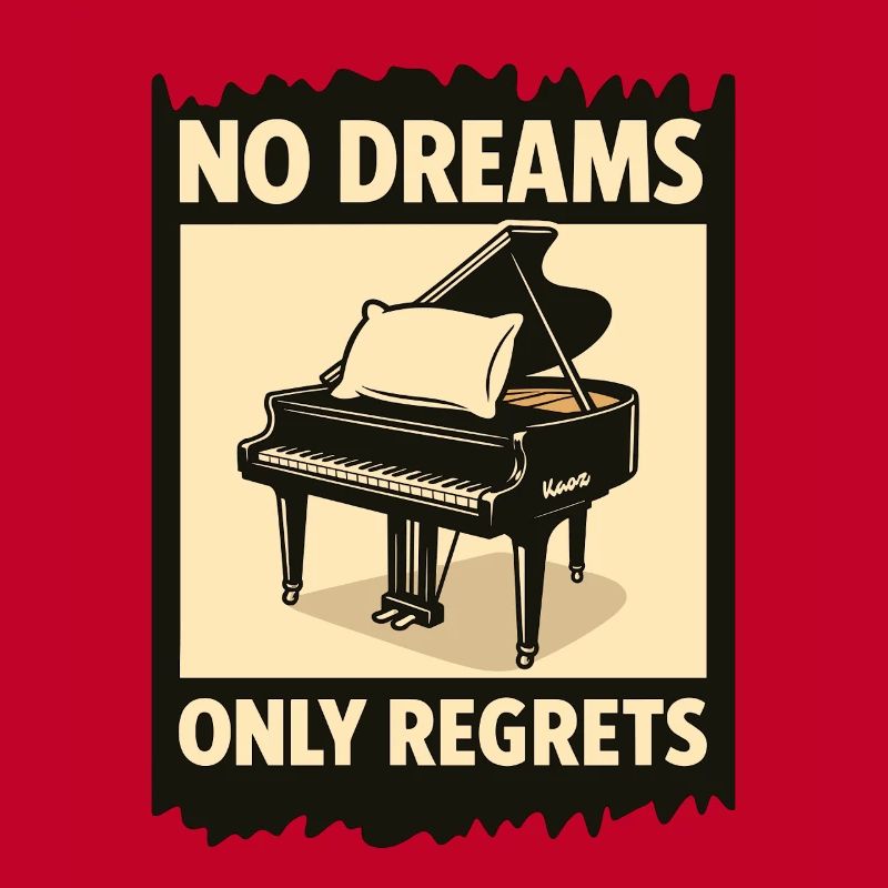 Piano à queue avec coussin