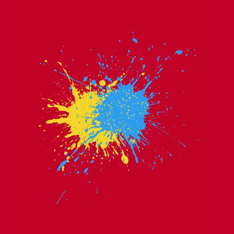 Conception créative de frappe de couleur