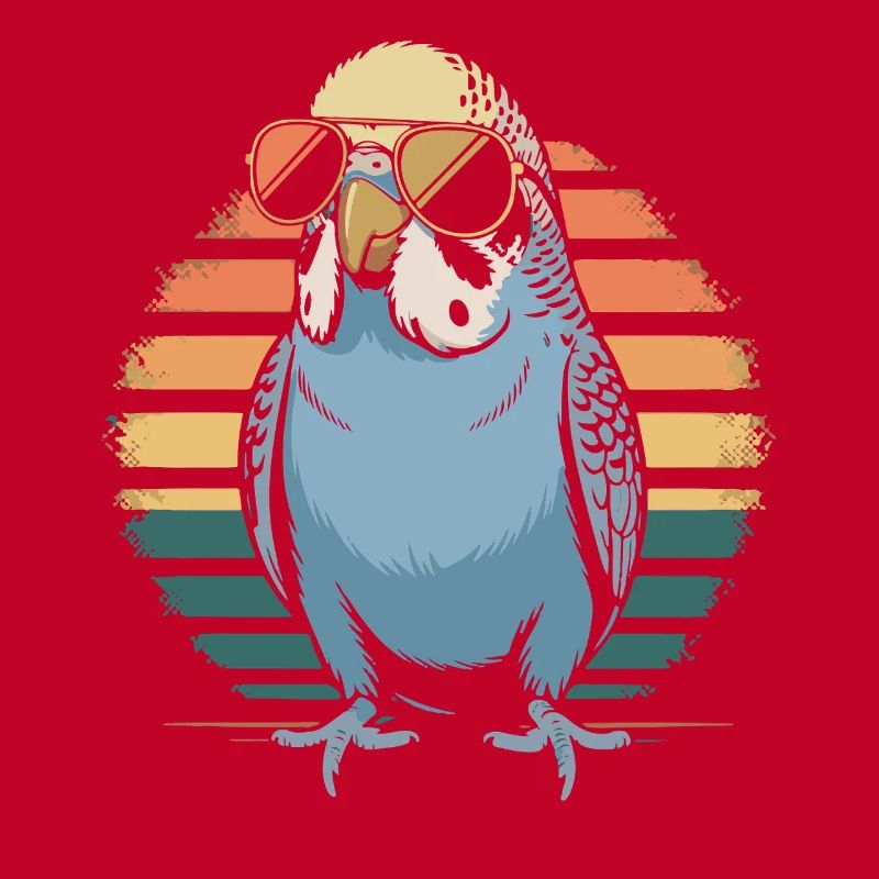 Perruche colorée