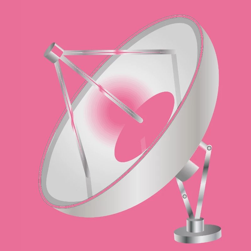 Antenne paraboise à l’aspect moderne et net