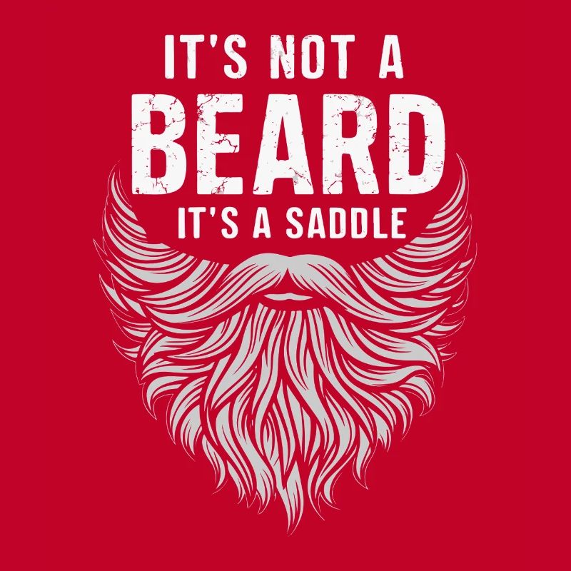 It's not a beard, it's a saddle