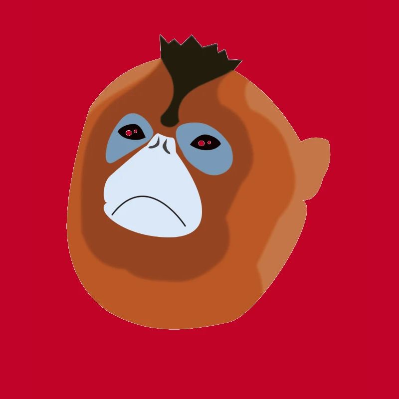 Espèce de singe singe à nez de souche