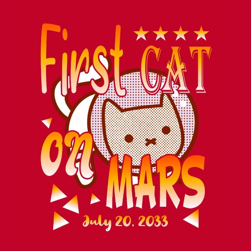 First Cat on Mars