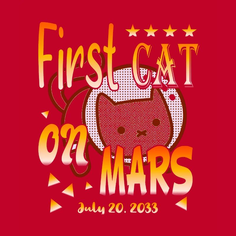 First Cat on Mars