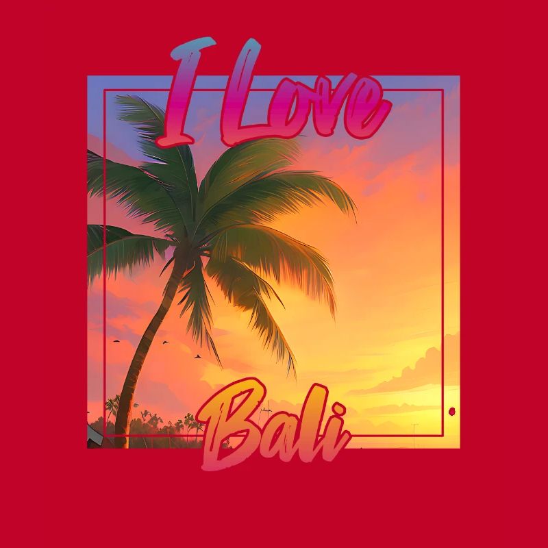 Coucher de soleil à Bali avec déclaration d’amour