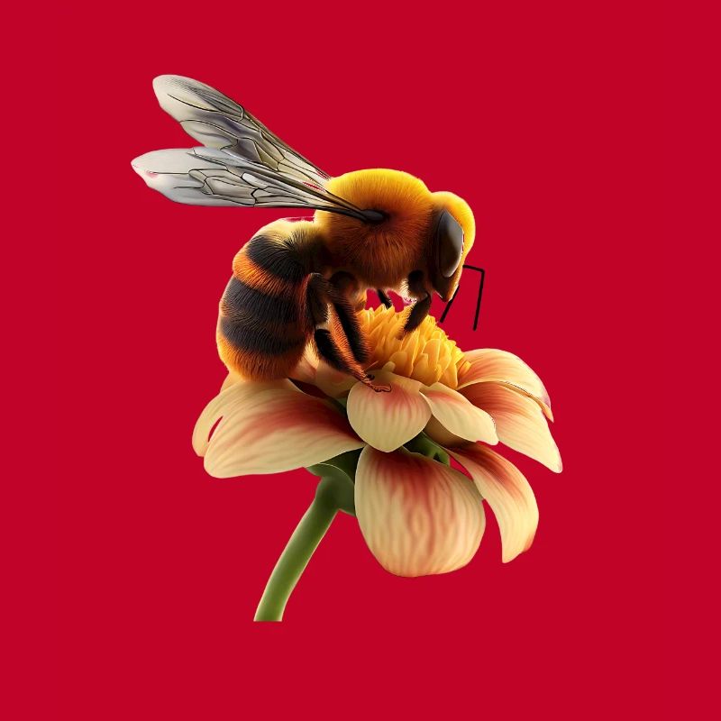Bee on flower