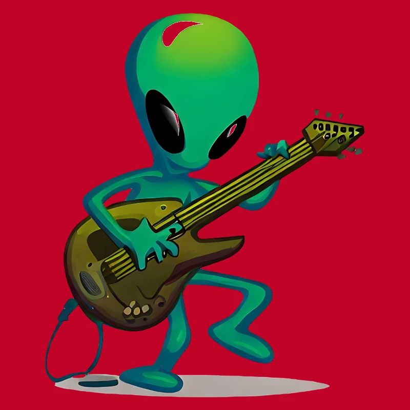 Guitariste extraterrestre