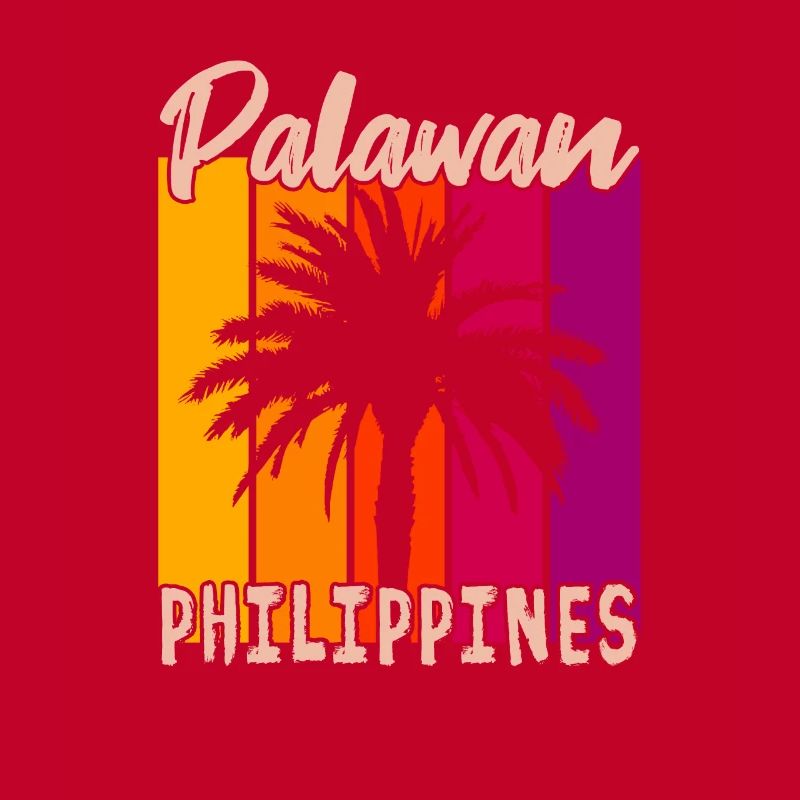 Palawan Philippines Coucher de soleil