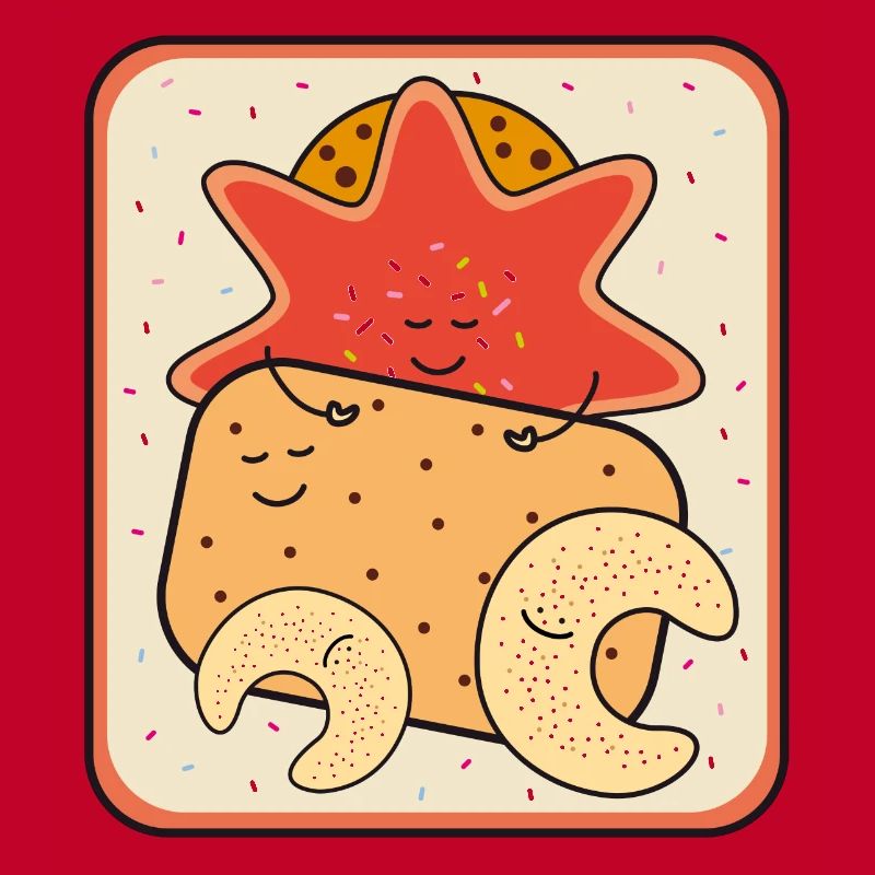 Boîte de biscuits de Noël