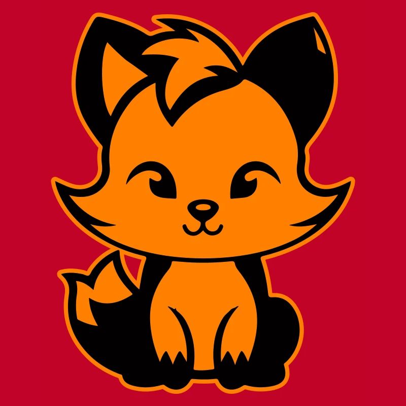 Renard mignon mignon bébé
