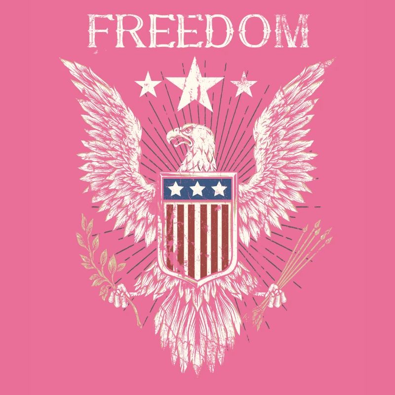 Conception du drapeau Freedom Eagle Us pour le