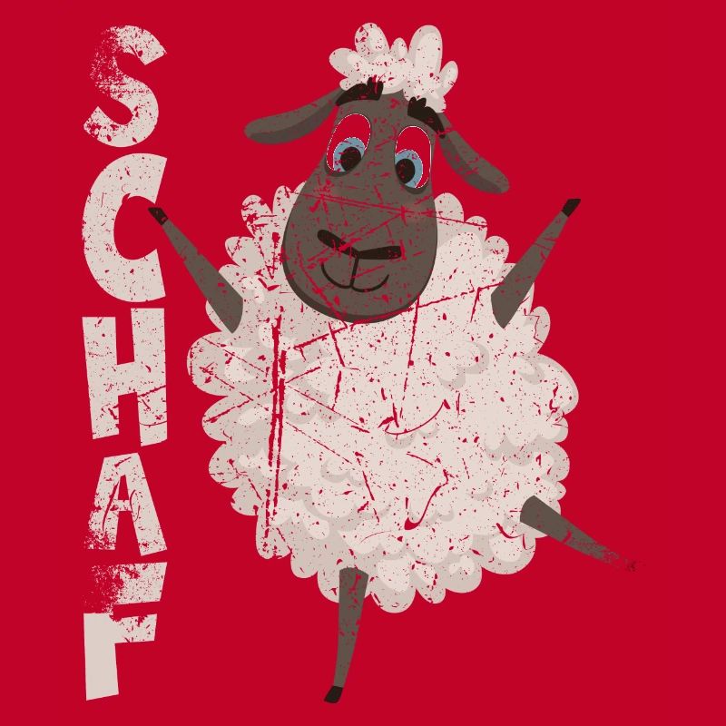 Sheep needed by the shepherd, funny sheep