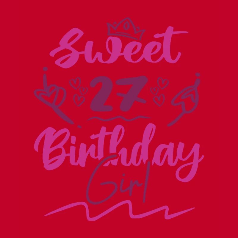 Süßes 27 Geburtstagskind | Geschenk Geburtstag