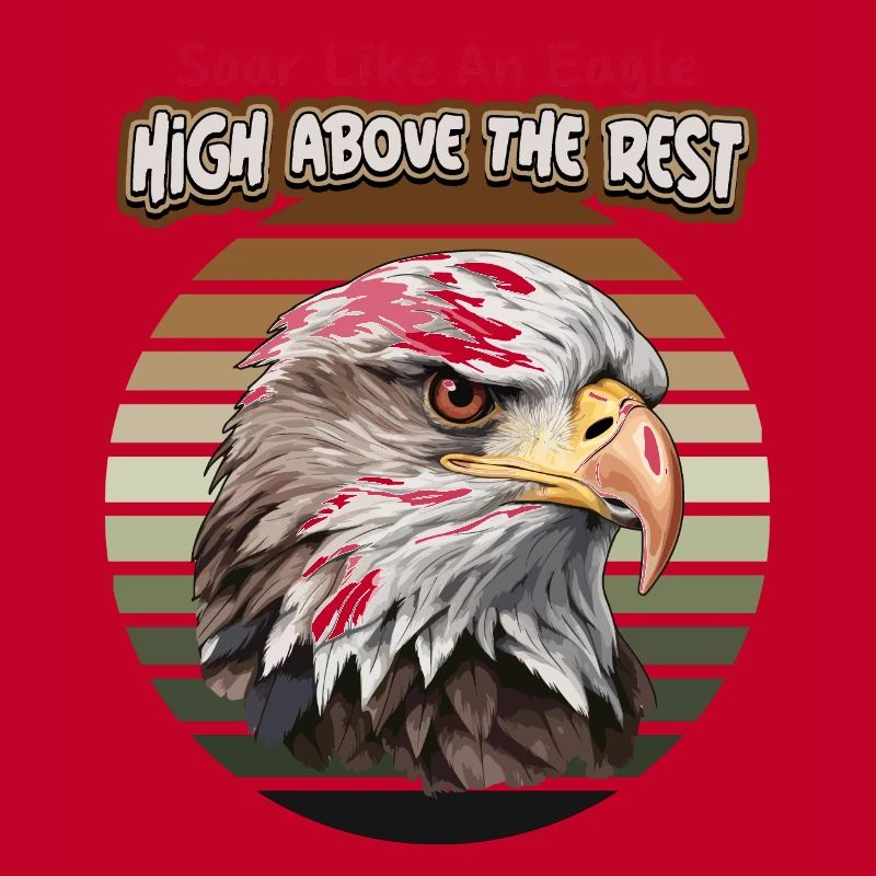 Eagle Illustration, Eagle Motif, Saying