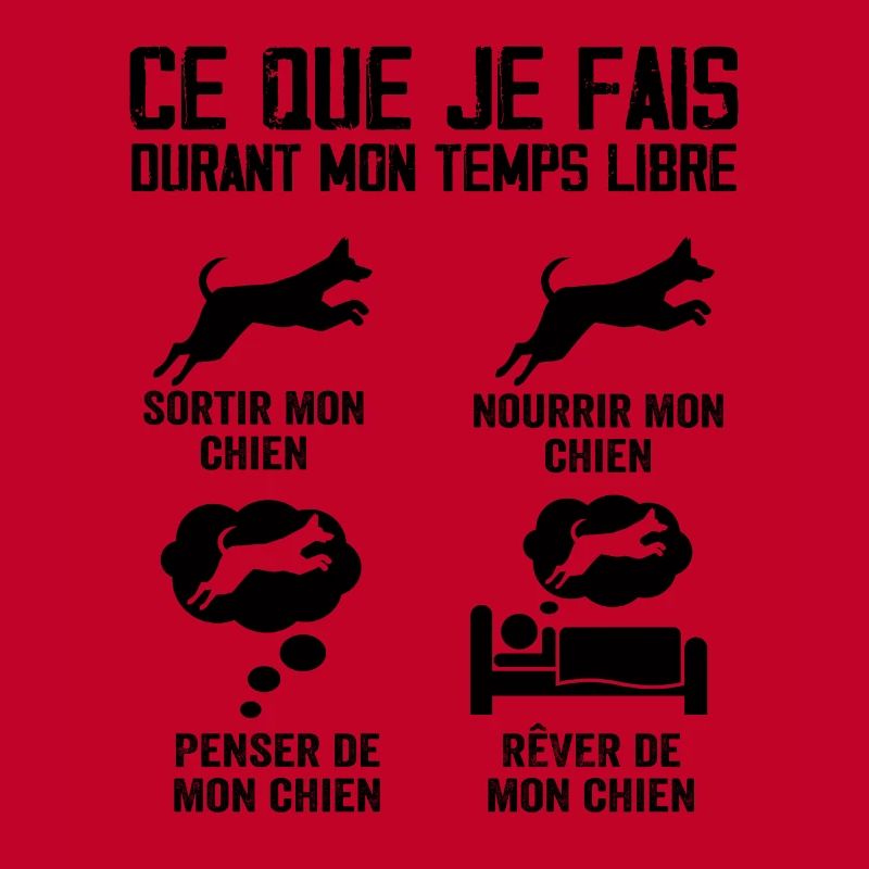 Ce que je fais durant mon temps libre Chien