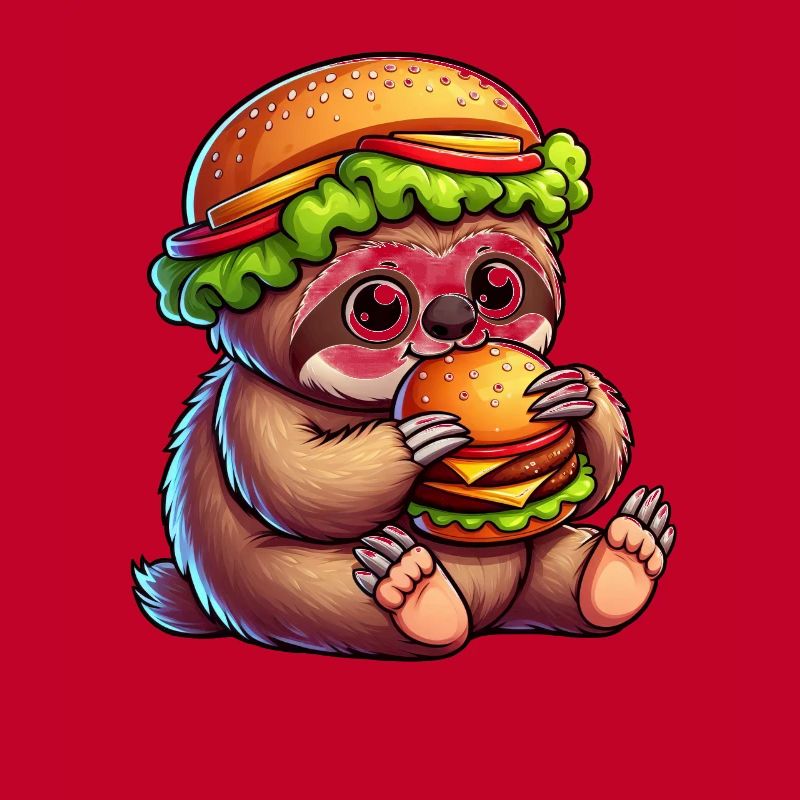 mignon paresseux hamburger cheeseburger restauration rapide ca
