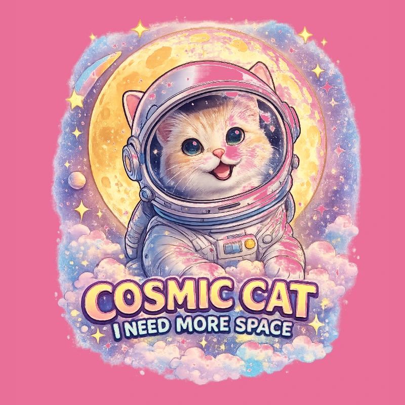 Cosmic Cat - Chat mignon dans l’espace
